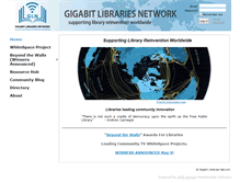 Tablet Screenshot of giglibraries.net